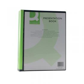Q-Connect Presentation Display Book 60 Pocket A4 Black KF01269 KF01269