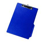 Q-Connect PVC Single Clipboard Foolscap Blue KF01297 KF01297