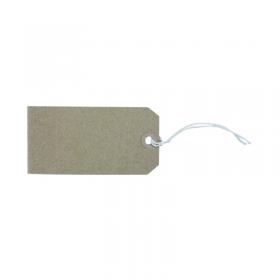 Strung Tag 120x60mm Buff (Pack of 1000) KF01600 KF01600