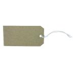 Strung Tag 120x60mm Buff (Pack of 1000) KF01600 KF01600