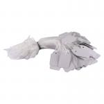 Strung Ticket 27x16mm White (Pack of 1000) KF01616 KF01616