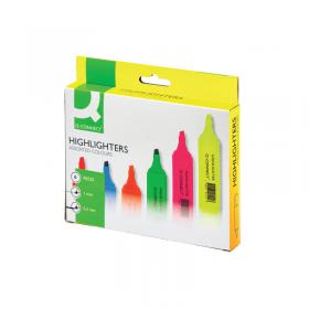 Q-Connect Assorted Highlighter Pens (Pack of 6) KF01909 KF01909