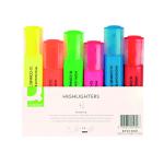 Q-Connect Assorted Highlighter Pens (Pack of 6) KF01909 KF01909