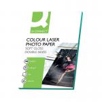 Q-Connect A4 White Soft Gloss Photo Paper 210gsm (Pack of 100) KF01935 KF01935
