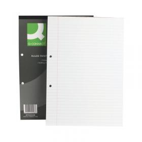 Q-Connect Feint Ruled Margin Head Bound Refill Pad 160 Pages A4 (Pack of 10) KF02228 KF02228