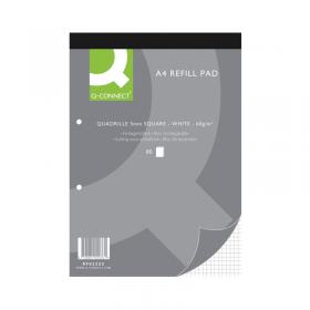 Q-Connect Quadrille Ruled Head Bound Refill Pad 160 Pages A4 (Pack of 10) KF02233 KF02233