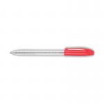 Q-Connect Grip Stick Ballpoint Pen Medium Red (Pack of 20) KF02459 KF02459