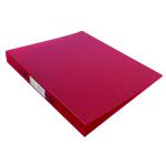 Q-Connect 2 Ring Binder Frosted A4 Red KF02482 KF02482