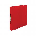 Q-Connect 2 Ring Binder Frosted A4 Assorted (Pack of 12) KF02488 KF02488