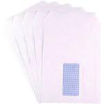 Q-Connect C5 Envelopes Window Pocket Self Seal 90gsm White (Pack of 25 x 25) KF02718 KF02718