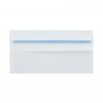 Q-Connect DL Envelopes Plain Wallet Peel and Seal 100gsm White (Pack of 500) 1P04 KF02951