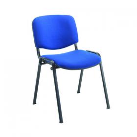 Jemini Ultra Multipurpose Stacking Chair 532x585x805mm Blue/Black KF03343 KF03343