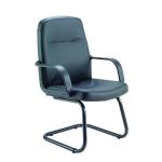 Jemini Rhone Visitors Chair 620x625x980mms Black KF03432 KF03432