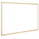 Q-Connect Wooden Frame Whiteboard 600x400mm KF03570 KF03570