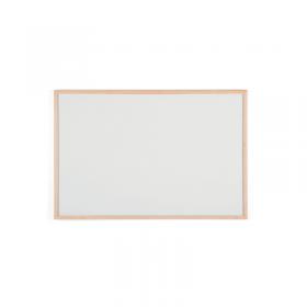 Q-Connect Wooden Frame Whiteboard 900x600mm KF03571 KF03571