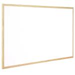 Q-Connect Wooden Frame Whiteboard 1200x900mm KF03572 KF03572