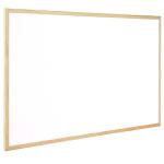 Q-Connect Wooden Frame Whiteboard 1200x900mm KF03572 KF03572