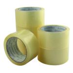 Q-Connect Low Noise Polypropylene Packaging Tape 50mmx66m Clear (Pack of 6) KF04382 KF04382