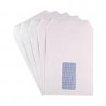 Q-Connect C5 Envelope Window Self Seal 90gsm White (Pack of 150) KF07559 KF07559
