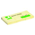 Q-Connect Quick Notes 38 x 51mm Yellow (Pack of 12) KF10500 KF10500
