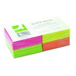 Q-Connect Quick Notes 76 x 76mm Neon (Pack of 12) KF10508 KF10508