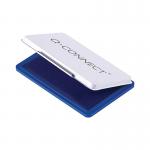 Q-Connect Large Stamp Pad Blue KF15438 KF15438