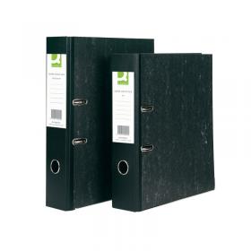 Q-Connect Lever Arch File A4 Black (Pack of 10) KF20001 KF20001