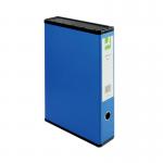 Q-Connect 75mm Box File Foolscap Blue (Pack of 5) 31813KIN0 KF20018