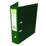 Q-Connect 70mm Lever Arch File Polypropylene Foolscap Green (Pack of 10) KF20028 KF20028