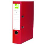 Q-Connect Paper-Backed Red Lever Arch Foolscap File KF20031X