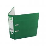 Q-Connect Lever Arch File Paperbacked A4 Green (Pack of 10) KF20040 KF20040