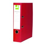 Q-Connect Lever Arch File Paperbacked A4 Red (Pack of 10) KF20041 KF20041