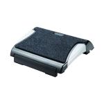 Q-Connect Ergonomic Footrest Black/Silver KF20075 KF20075