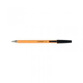 Q-Connect Ballpoint Pen Fine Black (Pack of 20) KF34046
