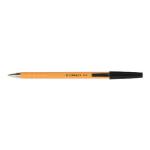 Q-Connect Ballpoint Pen Fine Black (Pack of 20) KF34046