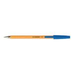 Q-Connect Ballpoint Pen Fine Blue (Pack of 20) KF34047