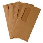 Q-Connect DL Envelopes Wallet High Window Gummed 70gsm Manilla (Pack of 1000) 721204 KF3409