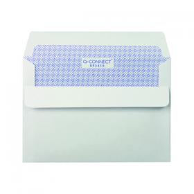Q-Connect C6 Envelope Low Window Self Seal 90gsm White (Pack of 1000) 7041 KF3410