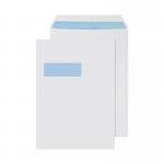 Q-Connect C4 Envelopes Window Self Seal 90gsm White (Pack of 250) 2907 KF3501