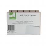 Q-Connect Guide Card 152x102mm A-Z Buff (Pack of 25) KF35208 KF35208