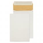 Q-Connect Padded Gusset Envelopes B4 353x250x50mm Peel and Seal White (Pack of 100) KF3532 KF3532