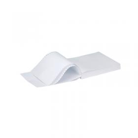 Q-Connect 11x9.5 Inches 1-Part 60gsm Plain Micro-Perforated Listing Paper (Pack of 2000) C16MP KF50066