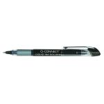Q-Connect Liquid Ink Rollerball Pen Fine Black (Pack of 10) KF50139 KF50139