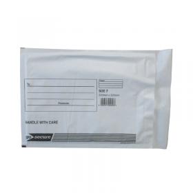 GoSecure Bubble Envelope Size 7 240x320mm White (Pack of 50) KF71451 KF71451