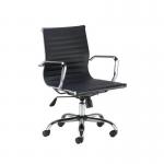 Jemini Sosa Executive Swivel Meeting Chair 620x620x900-980mm Polyurethane Black KF79888 KF79888