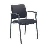 FF First Verona Fabric Arm Chair Black Frame CH3508BK KF90269