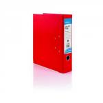 Initiative Lever Arch File Foolscap Red Metal Shoe and Thumbring