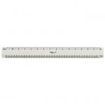 Linex Flat Scale Ruler 1:1 1:20-500 30cm White LXH 434 LX09320