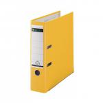 Leitz 180 Lever Arch File Poly 80mm A4 Yellow (Pack of 10) 10101015 LZ101015
