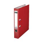 Leitz 180 Lever Arch File Poly 50mm A4 Red (Pack of 10) 10151025 LZ101525
